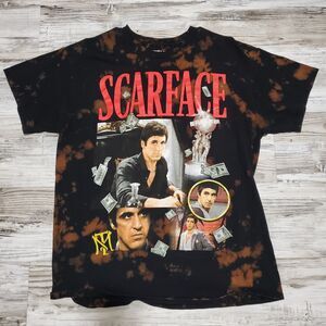 Bleach Tye Dye Clouds Shirt Size Medium Scarface Movie 🎥